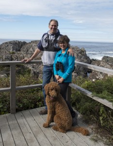 Glen, Jan & Rousel at Ucluelet Sept. 2012